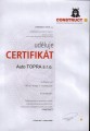 Certifikát CONSTRUCT
