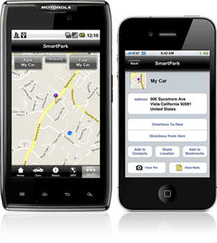 Navigace Parkování – VIPER Smartpark
